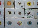 Lots de 135 disques vinyles 45 Tours Reggae