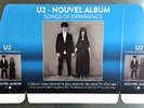 PLV CARTONNEE FORMAT 64X34 U2 SONGS OF EXPERIENCE TRèS BON ETAT & TRèS RARE