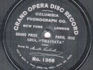 20g5.  Marcella Sembrich - Traviata-Ah fors e lui - Columbia Grnd Opera 1366