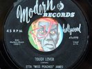 HEAR Etta James 45 Tough Lover/Fools We Mortals Be MODERN 998 R&B rocker soul