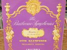 KLEMPERER BEETHOVEN SAX 2415 LP 2ND RED LABEL HALF CIRCLE UK COLUMBIA FLIP BACK