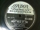 JERRY LEE LEWIS great balls fire/mean woman INDIA INDIAN RARE 78 RPM RECORD VG+