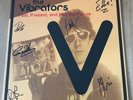 The Vibrators Past, Present and Into The Future White vinyl LP M/M SIGNED 2017