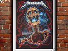 Metallica Concert Poster - Birmingham, England, UK