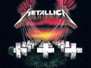 PYRAMID - METALLICA MASTER OF PUPPETS - LEINWANDBILD HOLZRAHMEN 40 x 40 - NEU