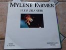 MYLENE FARMER PLUS GRANDIR LIVE RARE MAXI 45 TOURS