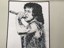 Patch Aufnäher Bon Scott kleiner Rückenaufnäher