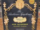 KLEMPERER BEETHOVEN SAX 2318 LP 2ND RED LABEL HALF CIRCLE UK COLUMBIA FLIP BACK