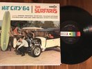 The SURFARIS Hit City 64 USA Decca original DL 4487 cover and lp Ex to NM Surf