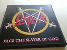 slayer -   face the  slayer  of god -  LP  box - test pressing