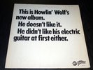 THE HOWLIN WOLF ALBUM ORIG 1969 CADET CONCEPT LPS-319 1ST PRESS Wolf’s New Album