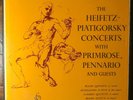 Soria LDS 6159 - Heifetz Piatigorsky Concerts 3LPs Made in England by Decca NM
