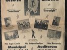 Rare San Antonio 1962 Concert Flyer  Royal Jesters Sonny Ace Doug Sahm