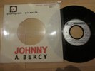 45 T VINYLE JOHNNY HALLYDAY L'ENVIE / EQUIPE DE NUIT ECRIT EN ORANGE PROMO HC