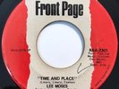 * LEE MOSES Time & Place / I Can't Take No Chances FUNK SOUL Front Page 45 Hear