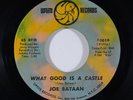 Latin Soul 45 JOE BATAAN What Good Is A Castle/My Cloud on Uptite
