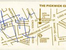 Rolling Stones Mick Jagger Autographed Pickwick Club London Business Card (UK)