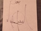 Michael Jackson Signed Autographed Paper Rare Jackson 5