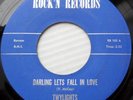 TWYLIGHTS Rock'N Recs doowop 45 DARLING LET'S FALL IN LOVE  I'M GONNA TRY ws1073