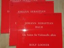 Bach complete Cello Suites - Rolf Looser - 1st. VDE LY 3007 /1-3 - 3 LPs perfect