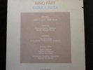 Arvo Part - Tabula Rasa LP Mint- ST 817 764-1 Germany Vinyl Record w/Book