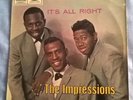 THE IMPRESSIONS,IT'S ALL RIGHT,1964 HMV LABEL EP,SOUL,NORTHERN,MOD,VG+ PLAYS EX.