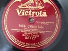 Enrico Caruso - 78rpm single 12-inch – Victrola #88127 Aida – Celeste Aida