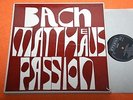 Mauersberger Bach St. Matthew Passion Eterna Ed1 Black & Silver Stereo 4LP NM