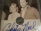 ELVIS PRESLEY PRESS PASS AUTOGRAPH CHRIS NOEL 19/50
