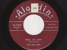 '54 Classic R&B/DooWop FIVE KEYS Why, Oh Why/My Love ALADDIN 3263 M- HEAR BOTH