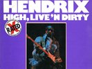 **JIMI HENDRIX ''HIGH LIVE n 'DIRTY LTD RED VINYL COLLECTOR ALBUM (NM)**