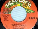 BLUE SCEPTER rock psych VG++ RARE EARTH 45 OUT IN THE NIGHT / GYPSY EYES d1030
