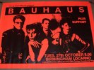 BAUHAUS CONCERT POSTER TUESDAY 22nd OCTOBER 1981 BIRMINGHAM LOCARNO