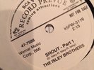 THE ISLEY BROTHERS SHOUT PART 1 & PART 2 78rpm REPRO VINYL **NEW**