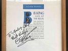 BB KING LIVE AT THE REGAL FULLY AUTOGRAPHED ALBUM COVER RARE/COLLECTIBLE