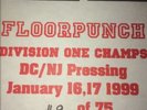 Floorpunch -Division One Champs DC/NJ Press RARE NYHC SXE Cro Mags Judge Rip Off