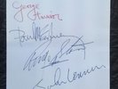 BEATLES AUTOGRAPHS & PHOTOGRAPH