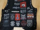 Metal Kutte, Rocker Kutte, Black Metal, Aufnäher, Thorshammer, Büffelleder Weste