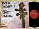 DAVID OISTRAKH violin MOZART STRAVINSKY HAITINK 1960s PHILIPS STEREO MINT