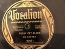 Vocalion 03091 Bo Carter PUSSY CAT BLUES   78 rpm 1930 EE+