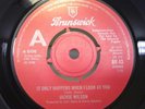 JACKIE WILSON- IT ONLY HAPPENS WHEN I LOOK AT YOU. UK BRUNSWICK DEMO. MINT.