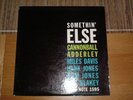 SOMETHIN` ELSE-CANNONBALL ADDERLEY-ORIG BLUE NOTE LP BLP1595