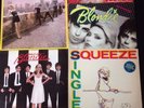 Records Blondie, Parallel Lines, Eat To The Beat, Autoamerican, Squeeze Singles
