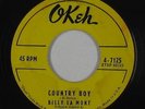 R&B Rocker 45 - Billy La Mont - Country Boy - Okeh - mp3