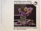 FONTANA LP 200063 WGL / MOZART / MICHELE AUCLAIR violin / COURAUD