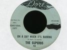 THE SUPERBS On a Day When it's Raining on Dore Promo Rare Northern Soul 45 Hear