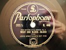 original 1929 UK press Jazz 78 LOUIS ARMSTRONG'S HOT 5 / EDDIE LANG's ORCH *HEAR