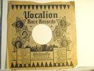78 : RARE RECORD SLEEVE -  VOCALION RACE SLEEVE 1927/8 -KING OLIVER-JIM BERTRAND
