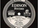 Edison Diamond Disc 52287 Roy Smeck 12th Street Rag Itching Fingers Guitar