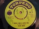 SILKIE DAVIS - WHEN I WAS A LITTLE GIRL / IM SO LONELY - UK - 1970 - VERY GOOD-
